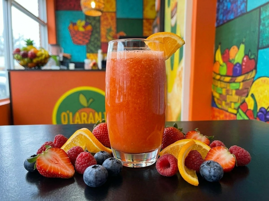 Laranja + Frutas Vermelhas